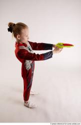 DENISA PILOT STANDING POSE WITH GUN